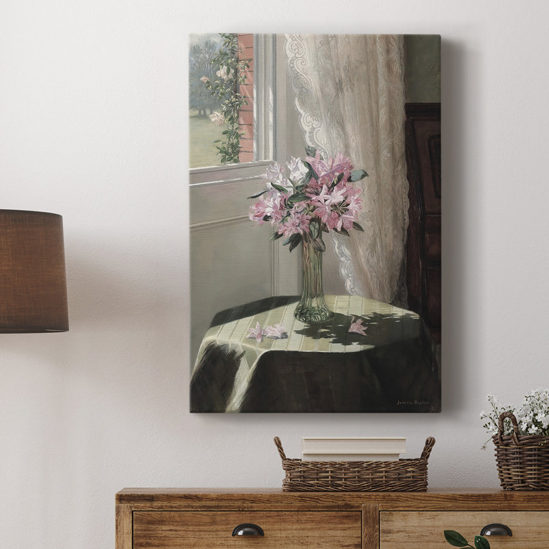 Imprimé floral rétro XCV III - galerie Cavas, H 18 po x l 12 po