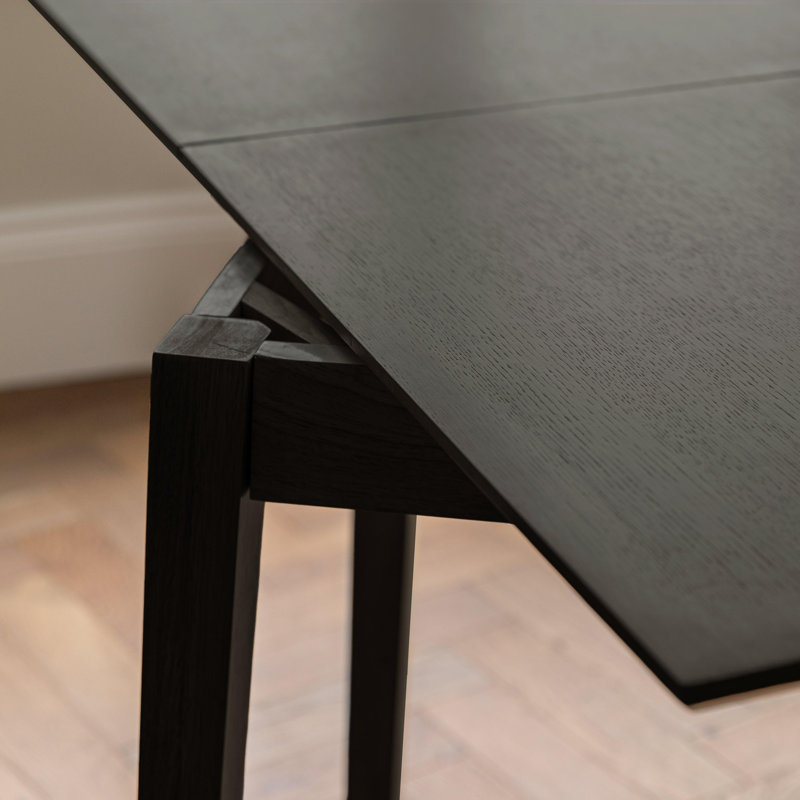 Tenaya Extending Dining Table, Black