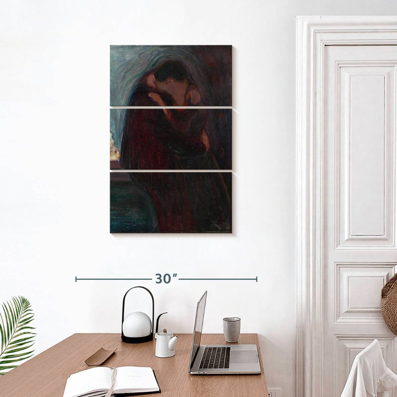 Hardie The Kiss Munch, H 32 po x l 20 po