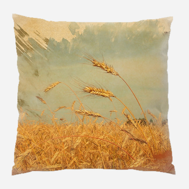 Outdoor Reversible Throw Pillow, Microsuede, Indoor