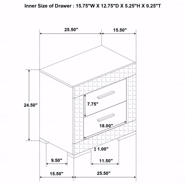 Dimensions du produit