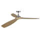 52" Willow 3 - Blade Standard Ceiling Fan with Remote Control