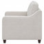 Fauteuil d'appoint rembourré en tissu