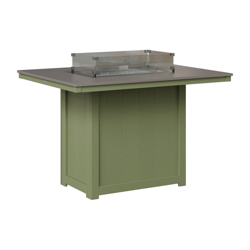 Foyer de table berlinois Donoma, H 36 po x l 41 po x P 54 po, Acier inoxydable martelé avec base sauge