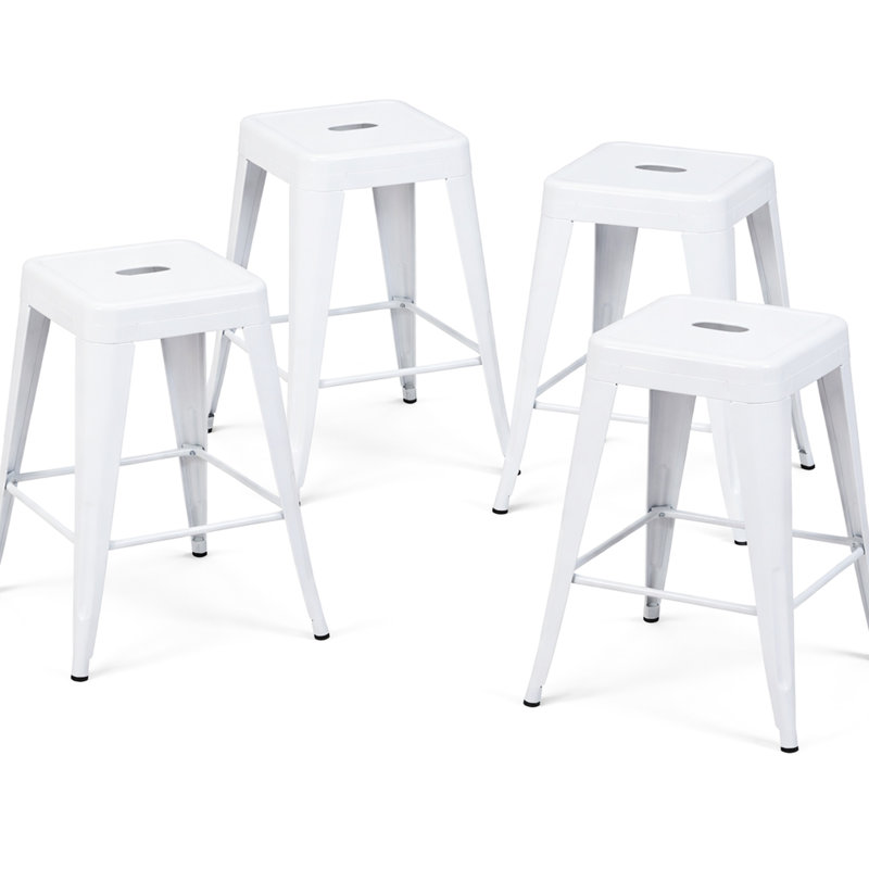 Armchair, 4, Blanc clair