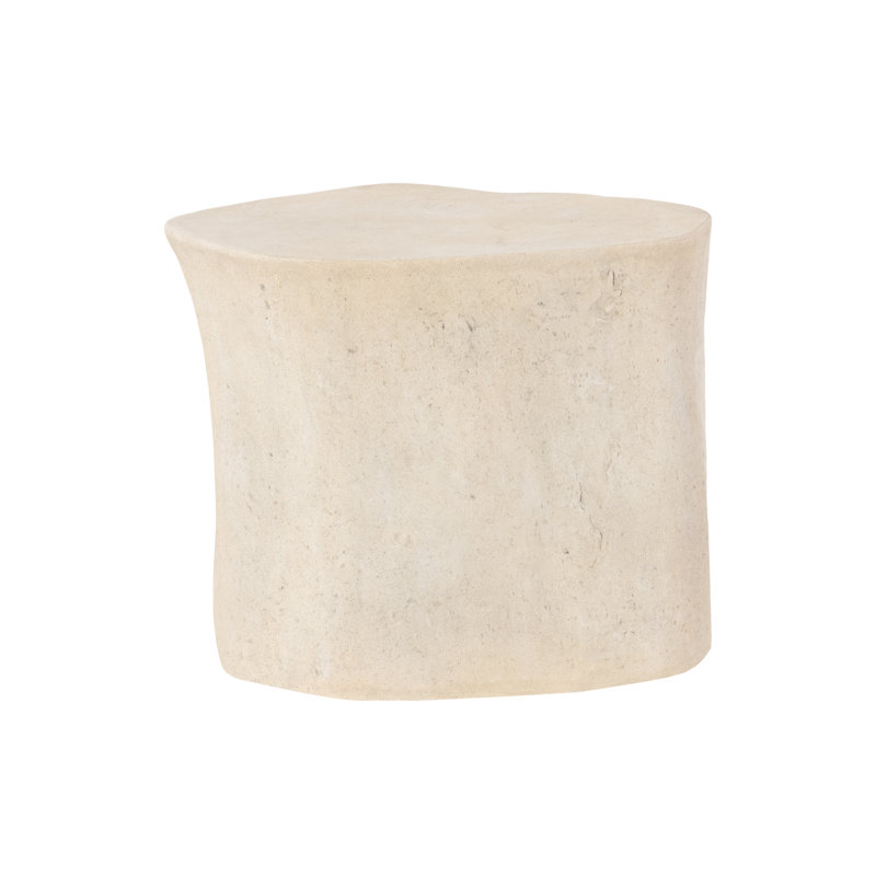 Cast Naturals 28" Pedestal Dining Table, Off White