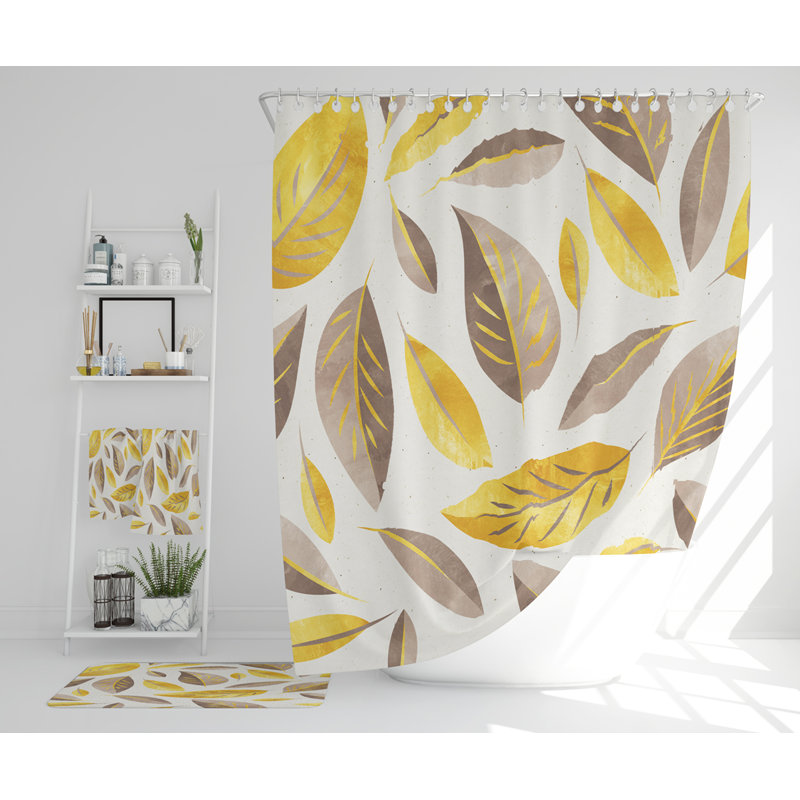 Nevelyn Polyester Shower Curtain Set