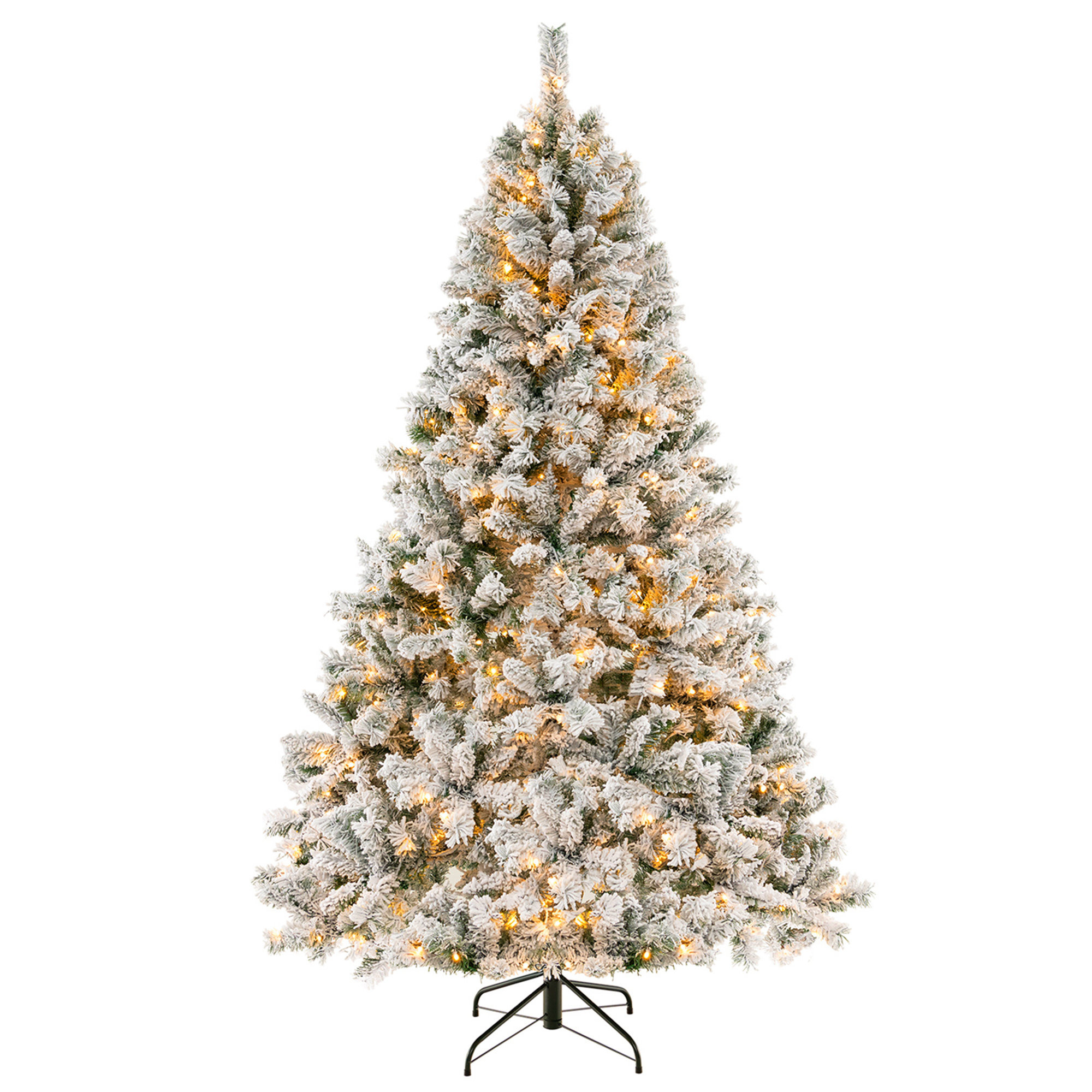 The Bluffton Lighted Artificial Christmas Tree - Includes A Tree Storage Bag and Remote Control The Holiday Aisle Size: 7