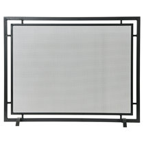 Fireplace Screen 4 Panel 51.5 x 32 Inches