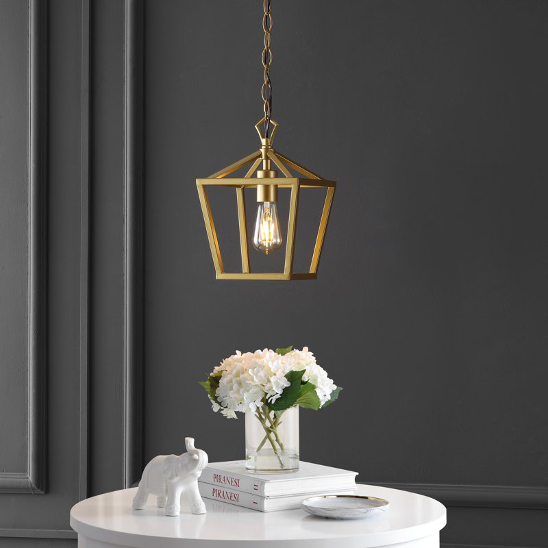 Sidd 1 - Light Lantern Pendant, Gold Painting