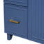 Meuble-lavabo moderne 36 po avec poignées corrosives, tiroirs de rangement intelligents et tablettes réglables Instructions d'assemblage faciles, tablette, tiroir standard