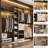 Rhandy 96" Closet System With Wooden Drawers & 13 Shelves (Can Be Cut To Fit)-2051618282