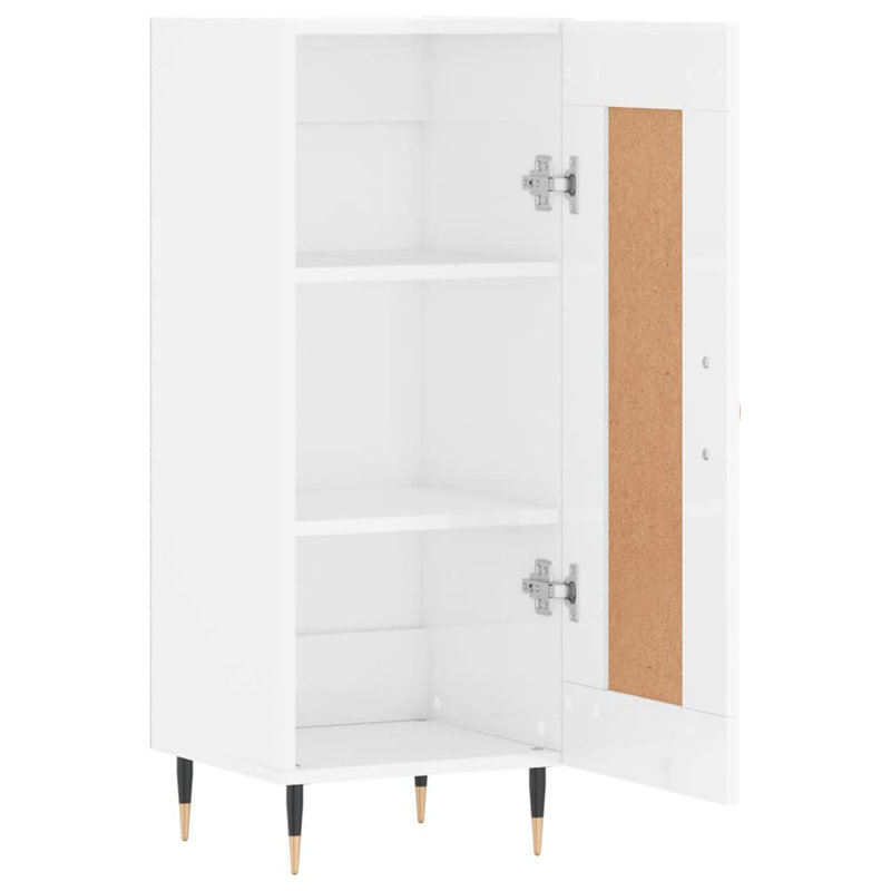 Mantu 34.5cm Sideboard, High Gloss White