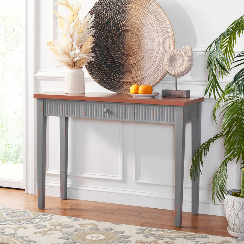 Console 43,25 po, Chêne bleu, Taupe