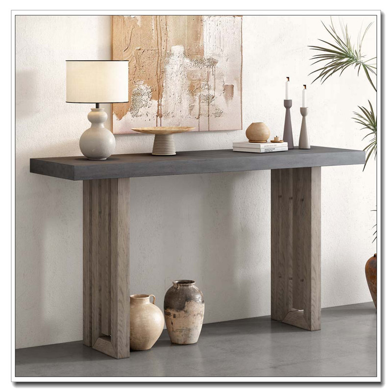 Console Table, Gray