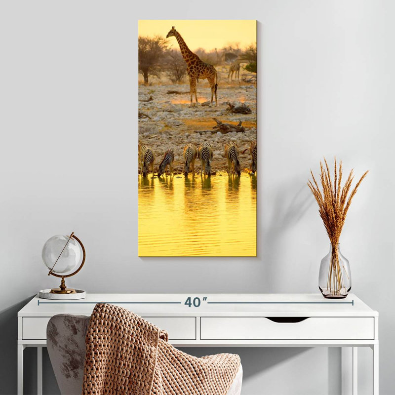 Animaux Etosha Park Safari, H 30 po x l 15 po