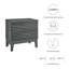 Table de chevet moderne à deux tiroirs Render par Modway