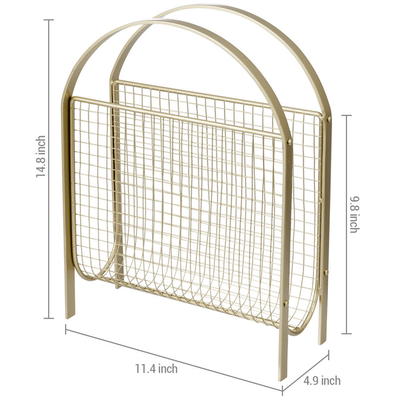 Freestanding Magazine Organizer Holder