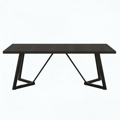 Contemporary Rectangular Dining Table with Spacious Surface