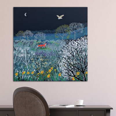 Spring Night by Jo Grundy - Wrapped Canvas Painting