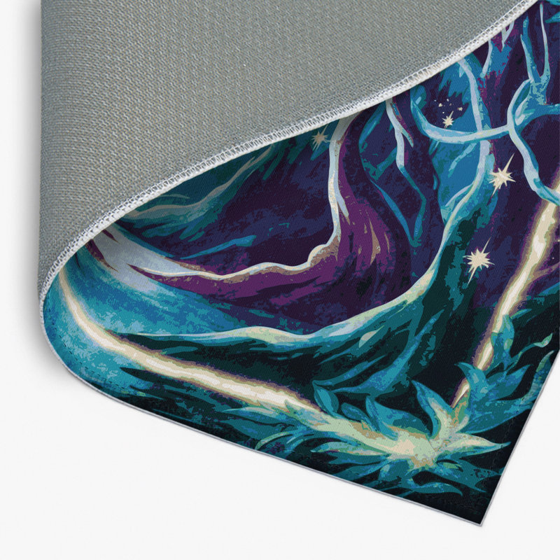 Tapis intérieur et extérieur Nightfall Bloom, Rectangle 3' x 5'