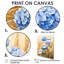 Anneaux hortensias dans la récolte de maïs - art mural hortensias-561359798-561359797-561359803