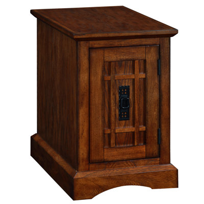 Mission Solid + Manufactured Wood Printer Stand in Mission Oak, 15-Inch