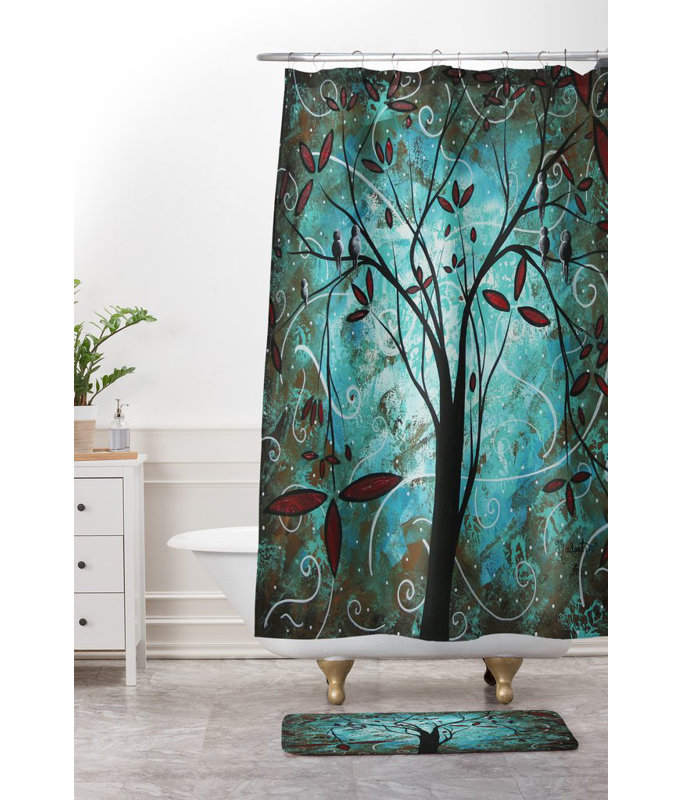 Tapis de salle de bain romantique soirée