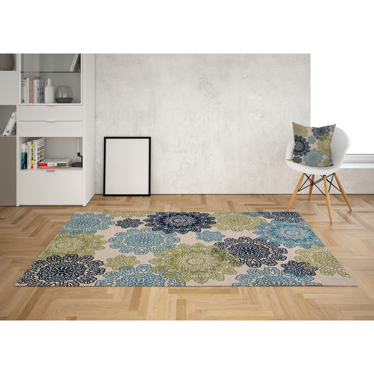 Keeble Geometric Indoor / Outdoor Rug