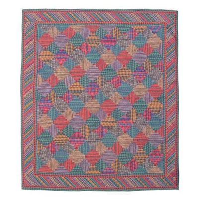 Tartan Log Cabin Cotton Duvet Cover