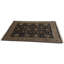 Tapis oriental brun / noir en coton / laine Anayansi