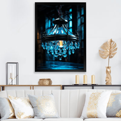 Chandelier Modern Sophistication - Glam Canvas Art Print