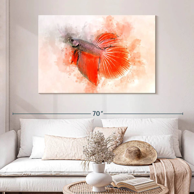 Orange Betta Fish