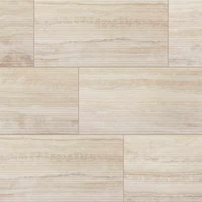 Daltile Calligo 12 x 24 Fluted Ceramic Wall Tile with DEFEND Technology (8 PC Per Carton) (15.56 SQFT Per Carton)