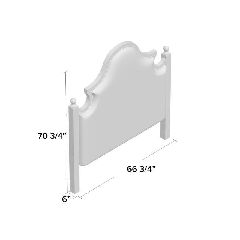 Oyster Bay Arbor Hills Upholstered Headboard, Queen