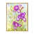Toile avec cadre flottant or