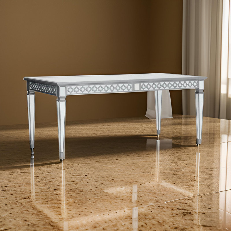 Heindorf Extendable Solid Wood Base Dining Table