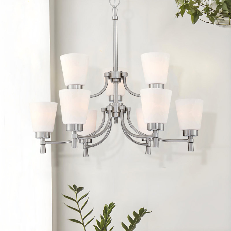 Janiyla 9 - Light Shaded Chandelier