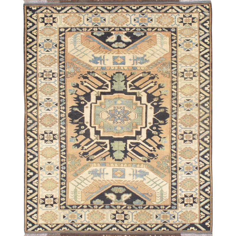 Kazak Wool Southwestern Area Rug