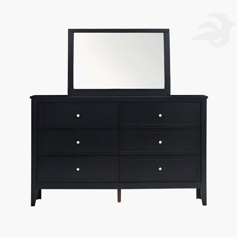 Commode (sans miroir), noir, Noir