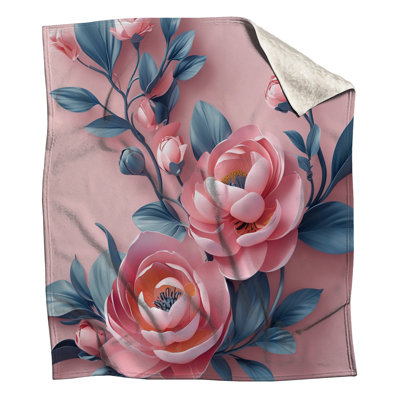 Couvertures de pivoines roses