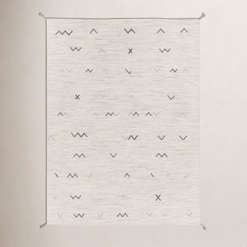 Bodie Wool Southwestern Indoor Rug, Rectangle 6' x 9'