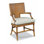 Klismos Upholstered Arm Chair