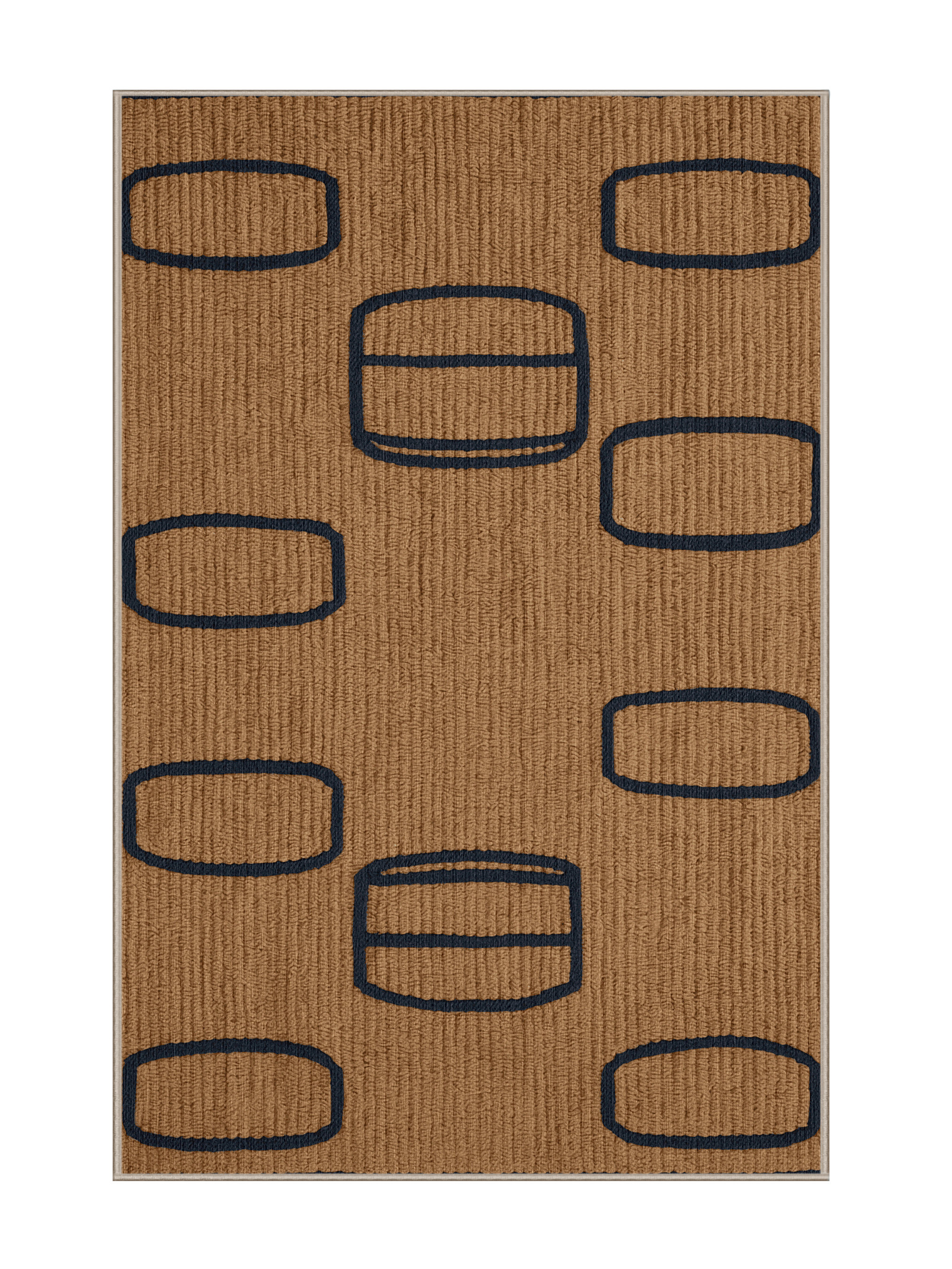 One Allium Way® Washable Rain Barrel Farm Area Rug | Wayfair