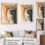 Décor de toile de rivage, art mural bord de mer beige, Blier-816918397-816918396