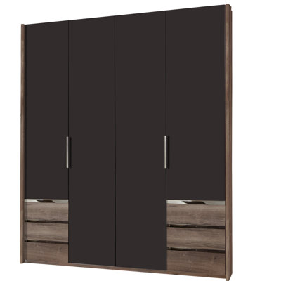 Aelia 4 Door Manufactured Wood Wardrobe