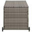 WFX Utility 120cm W 50L Water Resistant Wicker Deck Box with Wheels-1356098480
