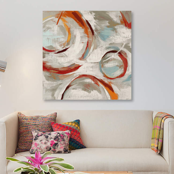 « momentum i », impression sur toile, H 37 po x l 37 po x P 1,5 po