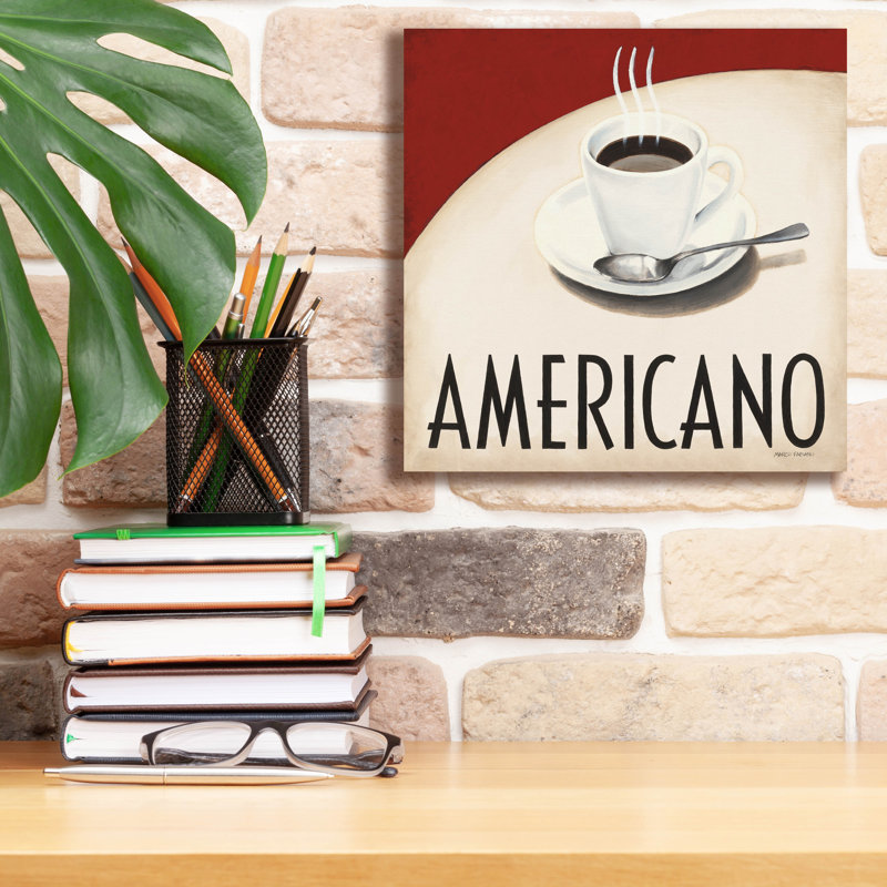 Art mural sur toile «Cafe Moderne 3» par Marco Fabiano, Winston Porter, H 12 po x l 12 po x P 0,75 po