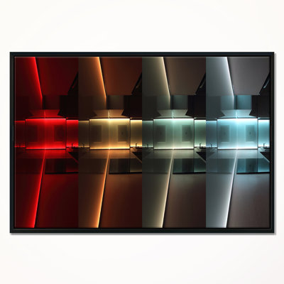 " Kitchen With LED Lighting "